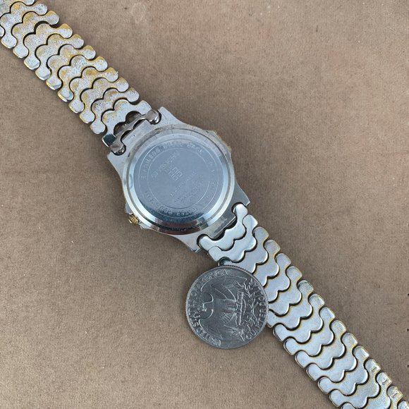 Vintage Givenchy Paris Watch Gold Plated 10 Micron with scratch Free Crystal - Picture 6 of 8